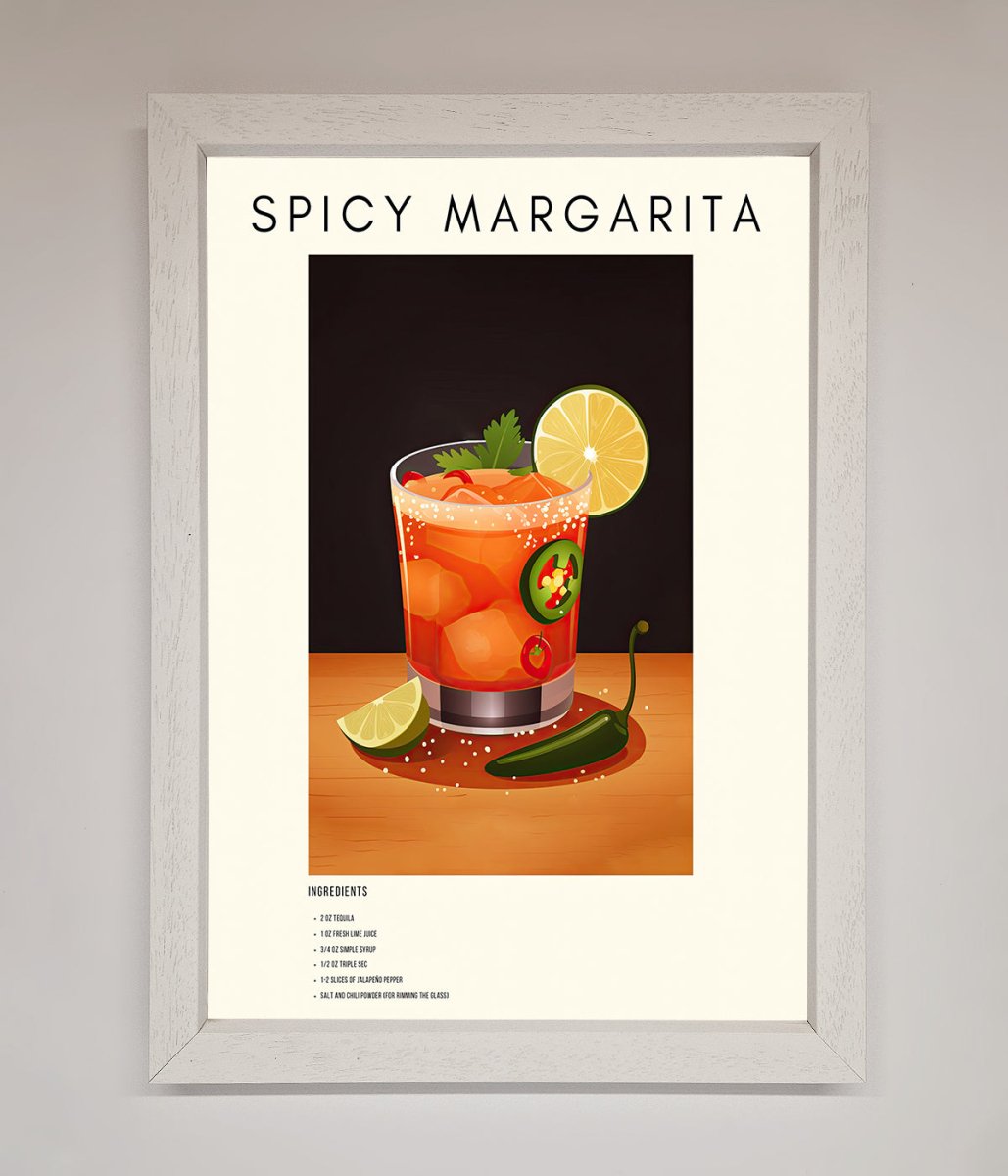 Spicy Margarita A1 Framed Poster