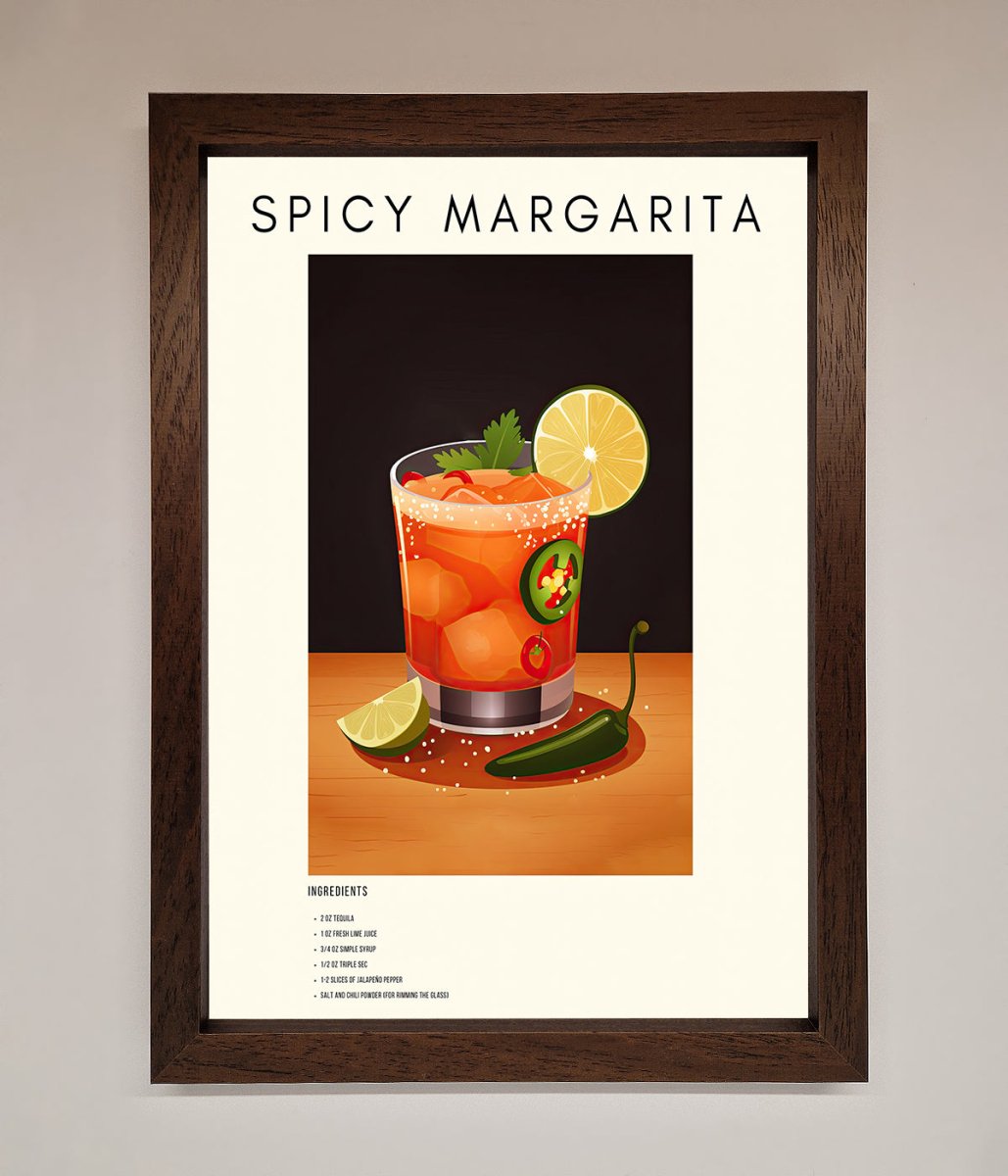 Spicy Margarita A1 Framed Poster