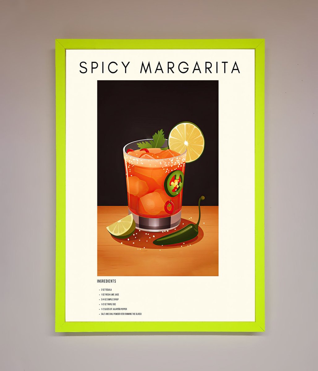 Spicy Margarita A1 Framed Poster