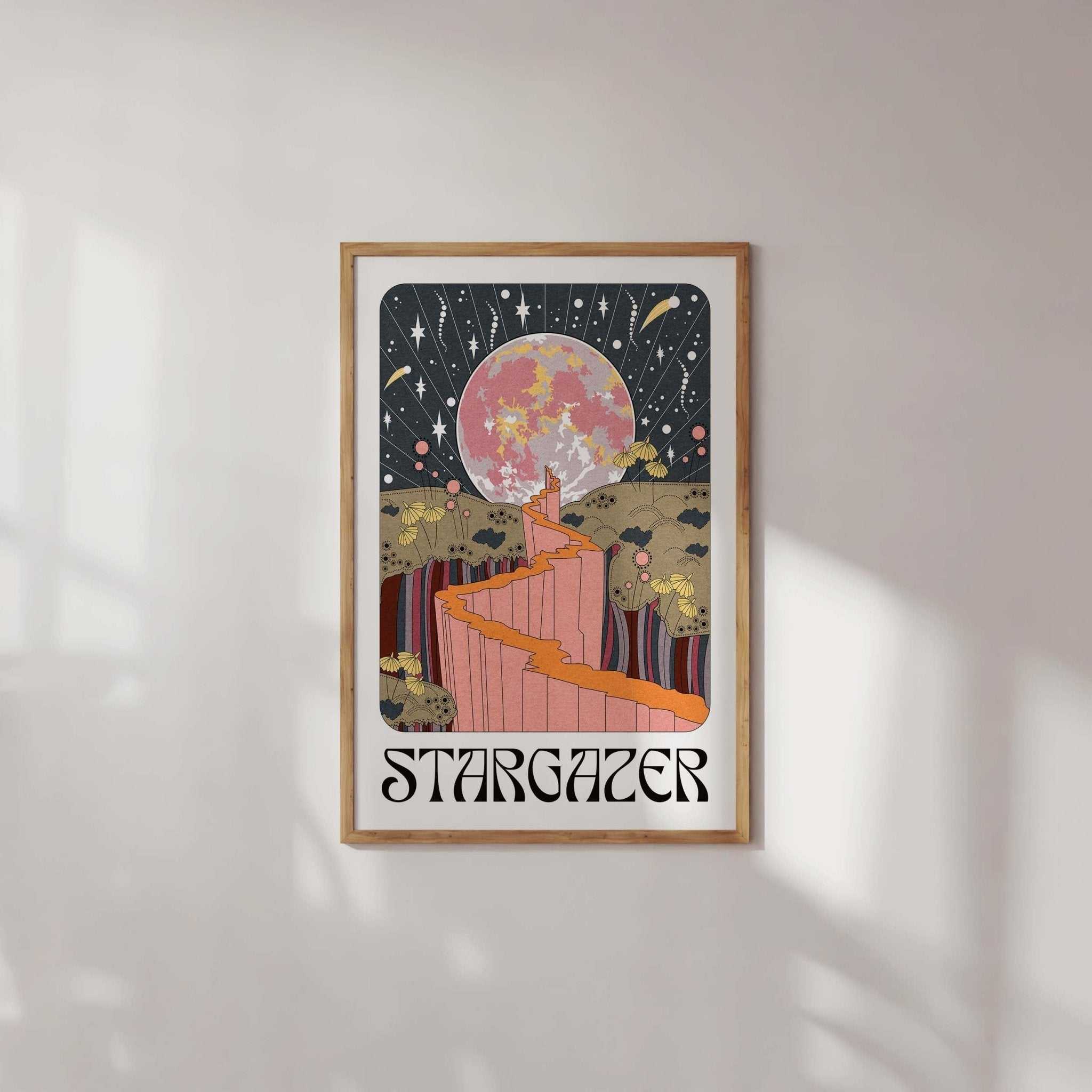 Stargazer art print