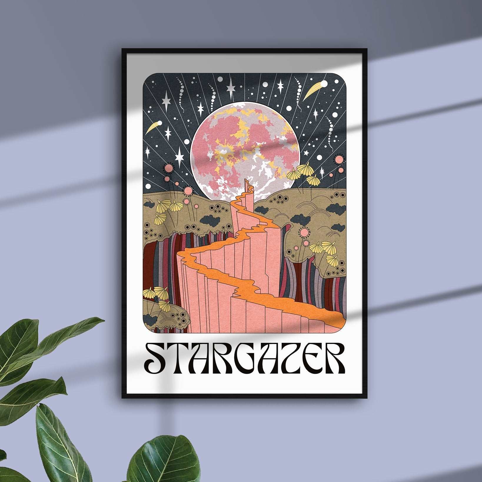 Stargazer art print