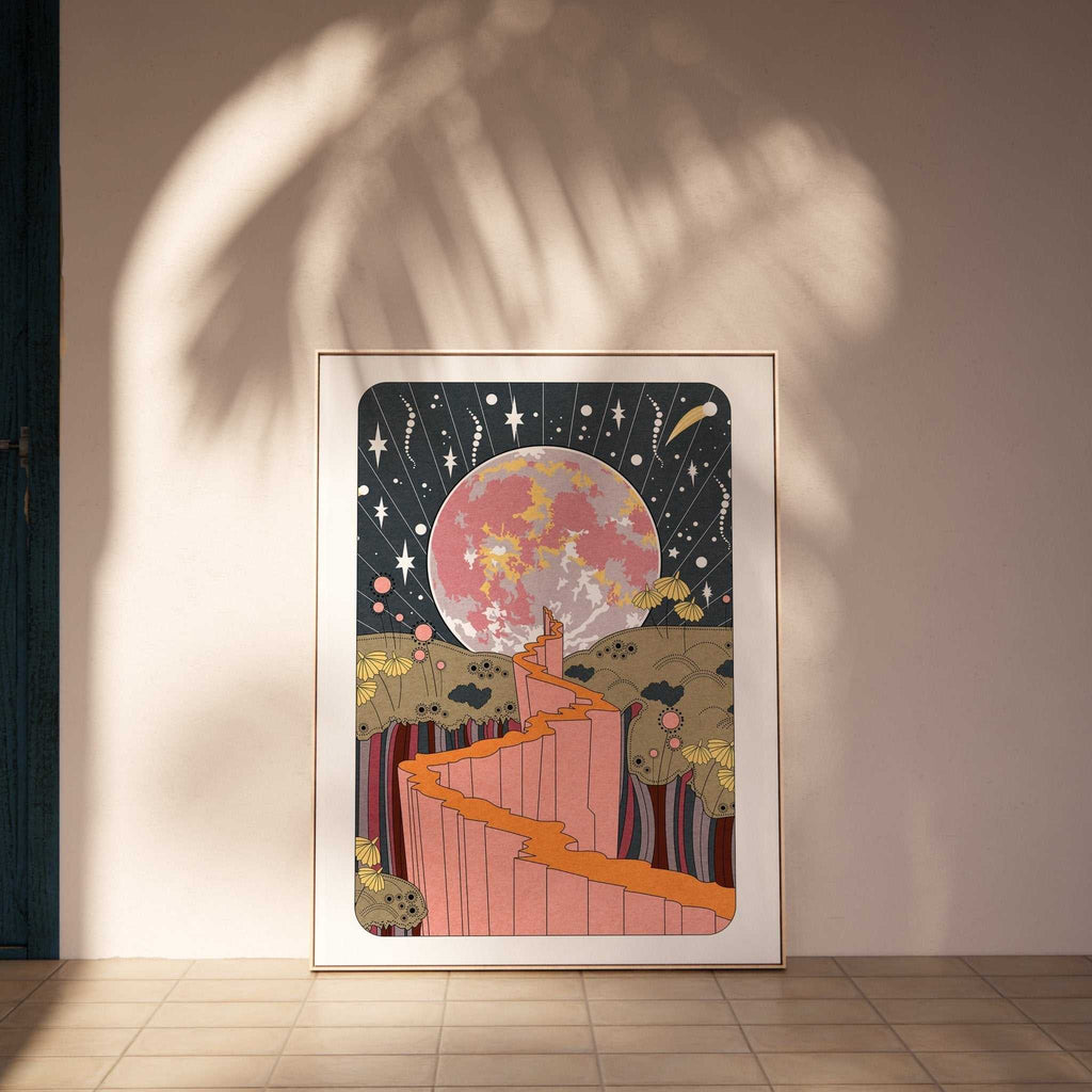 Stargazer art print
