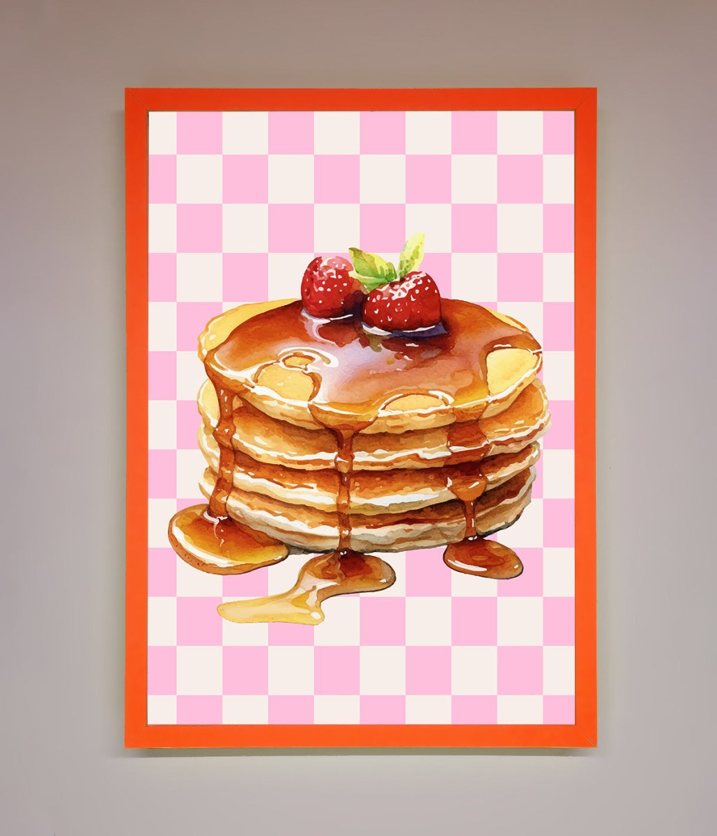 Syrup Pankcakes Framed Print-11