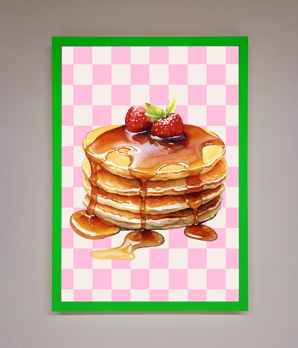 Syrup Pankcakes Framed Print-12