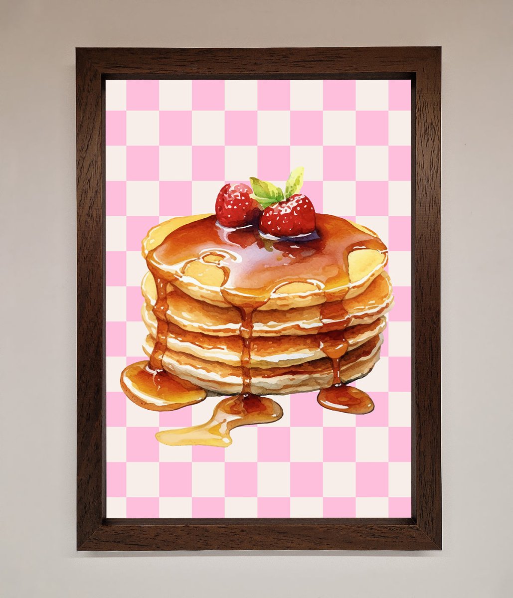 Syrup Pankcakes Framed Print-10