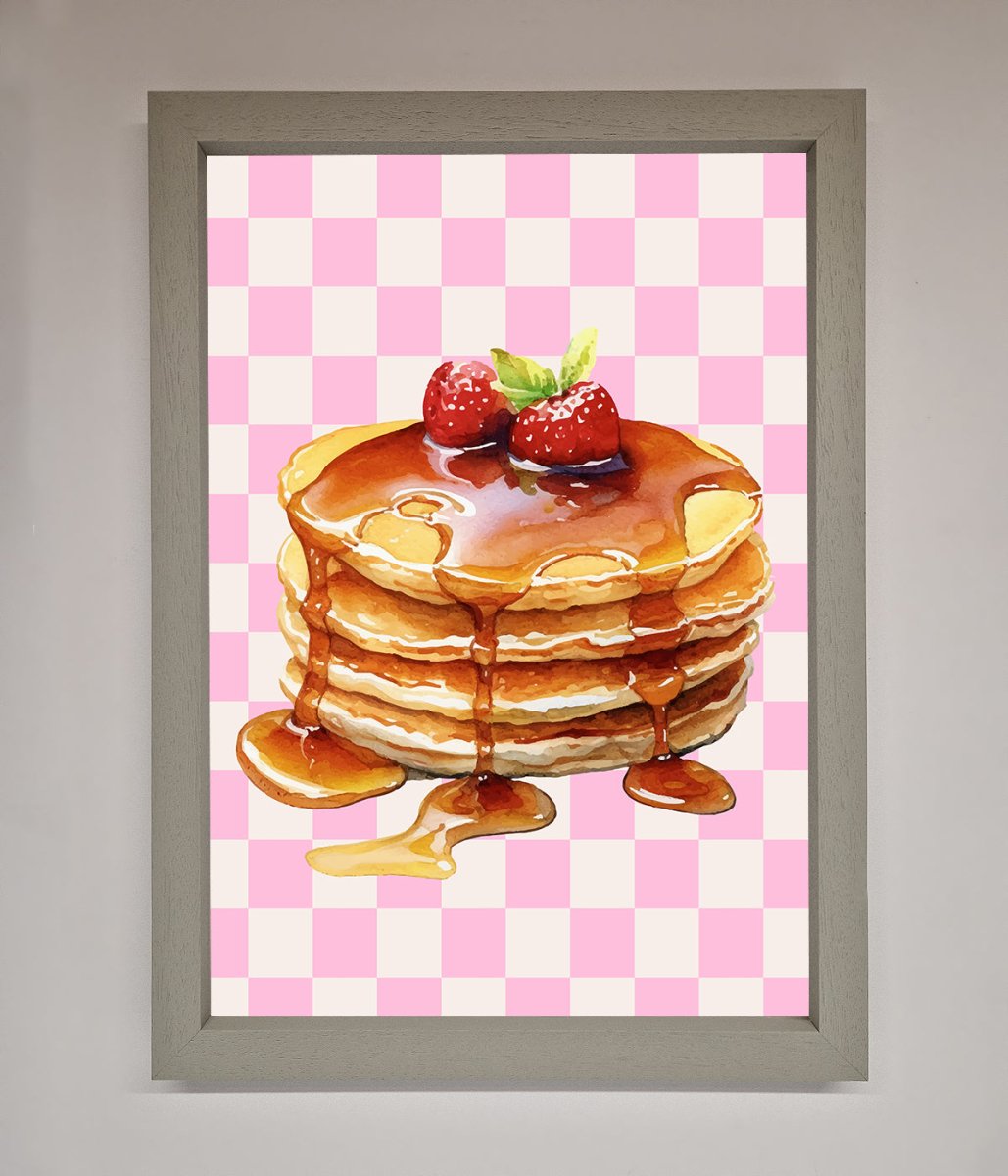 Syrup Pankcakes Framed Print-3