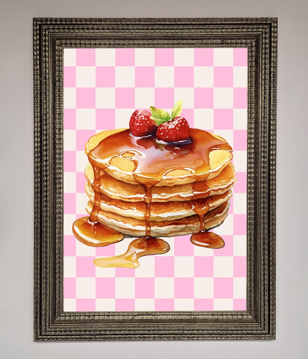 Syrup Pankcakes Framed Print-16