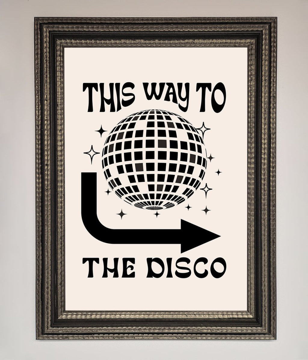 To The Disco Framed Poster-13