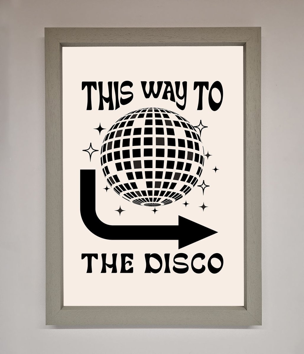 To The Disco Framed Poster-3