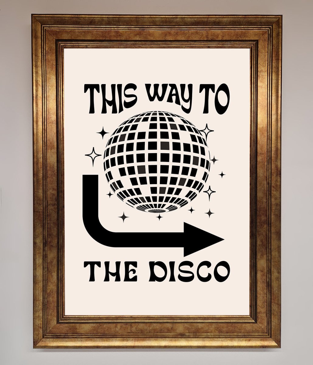 To The Disco Framed Poster-12