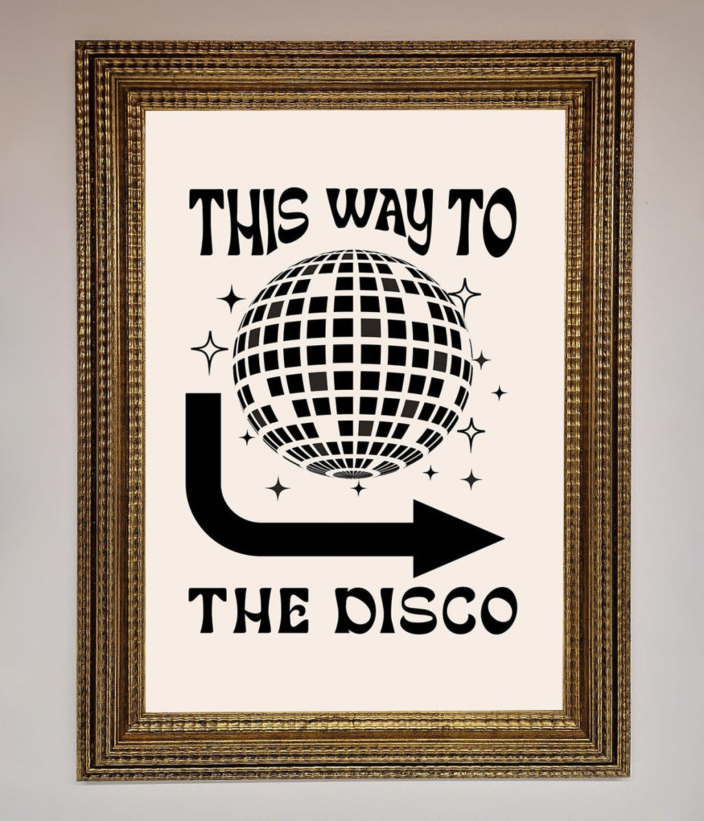To The Disco Framed Poster-9