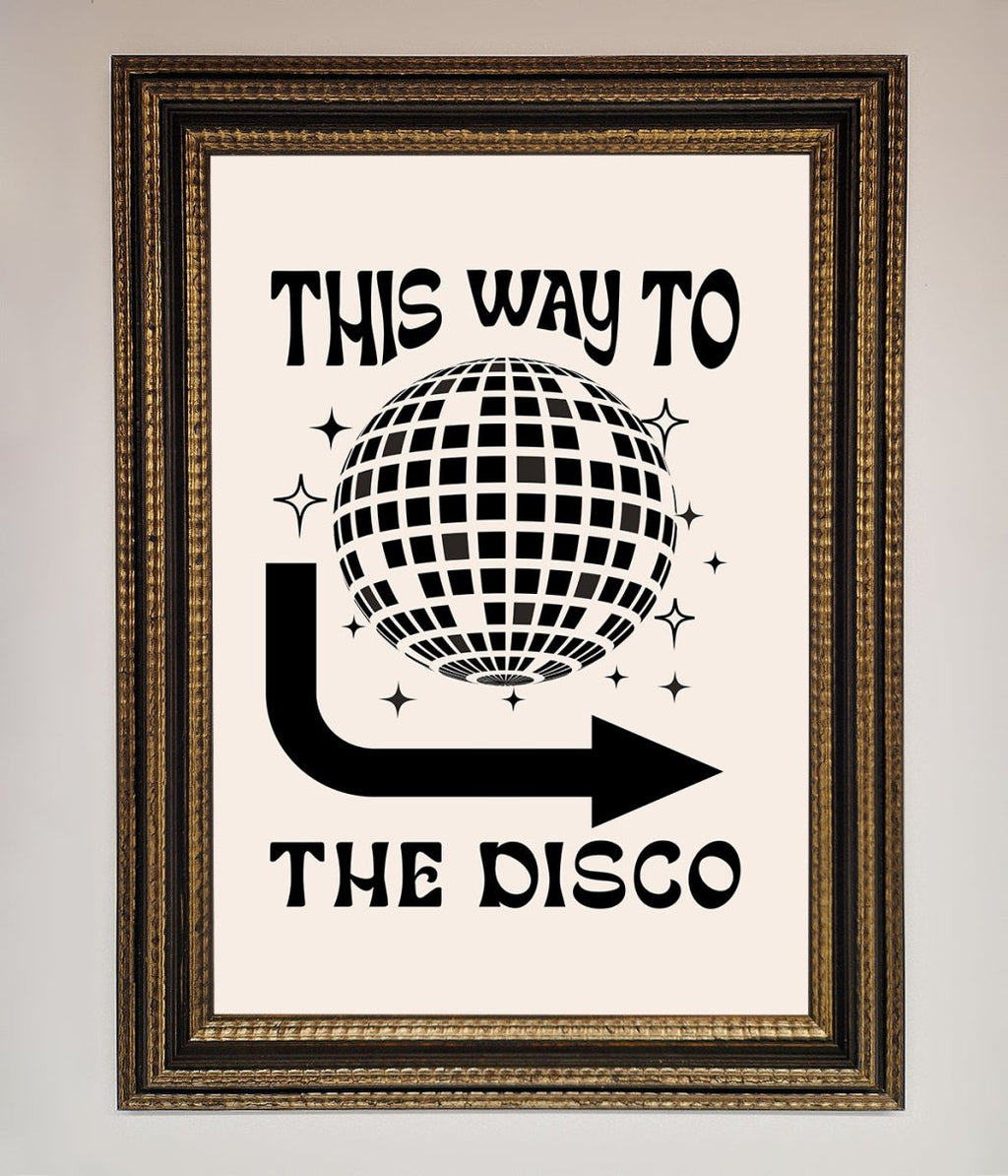 To The Disco Framed Poster-11