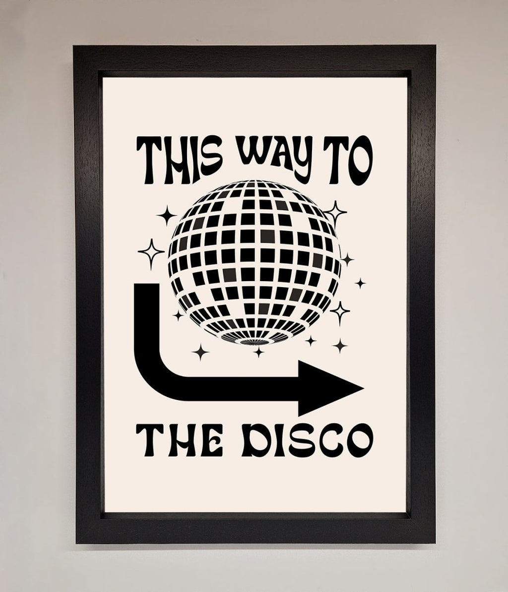 To The Disco Framed Poster-1