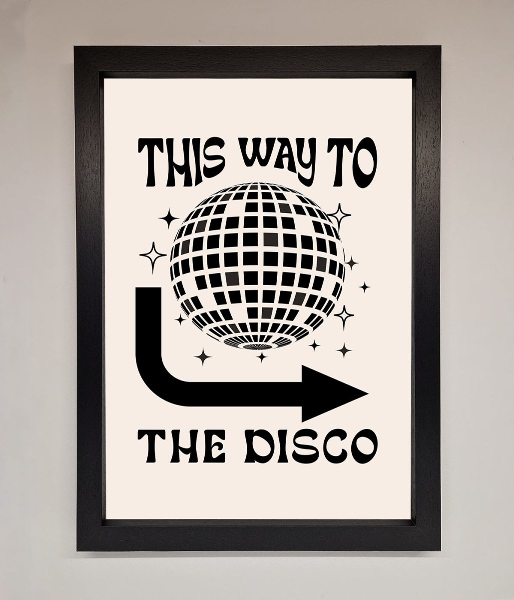 To The Disco Framed Poster-1
