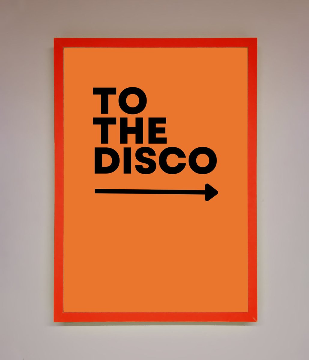 To The Disco Framed Print