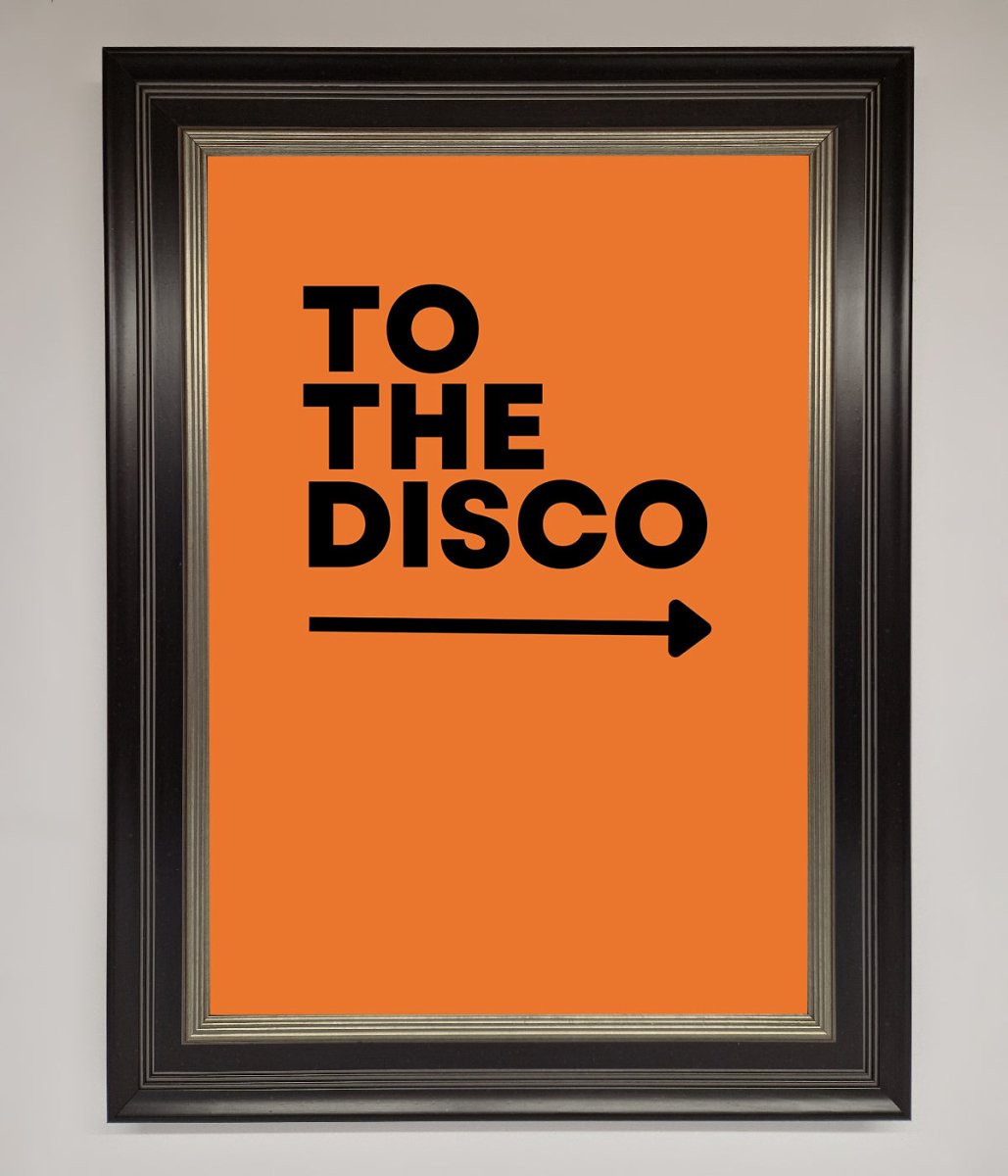 To The Disco Framed Print