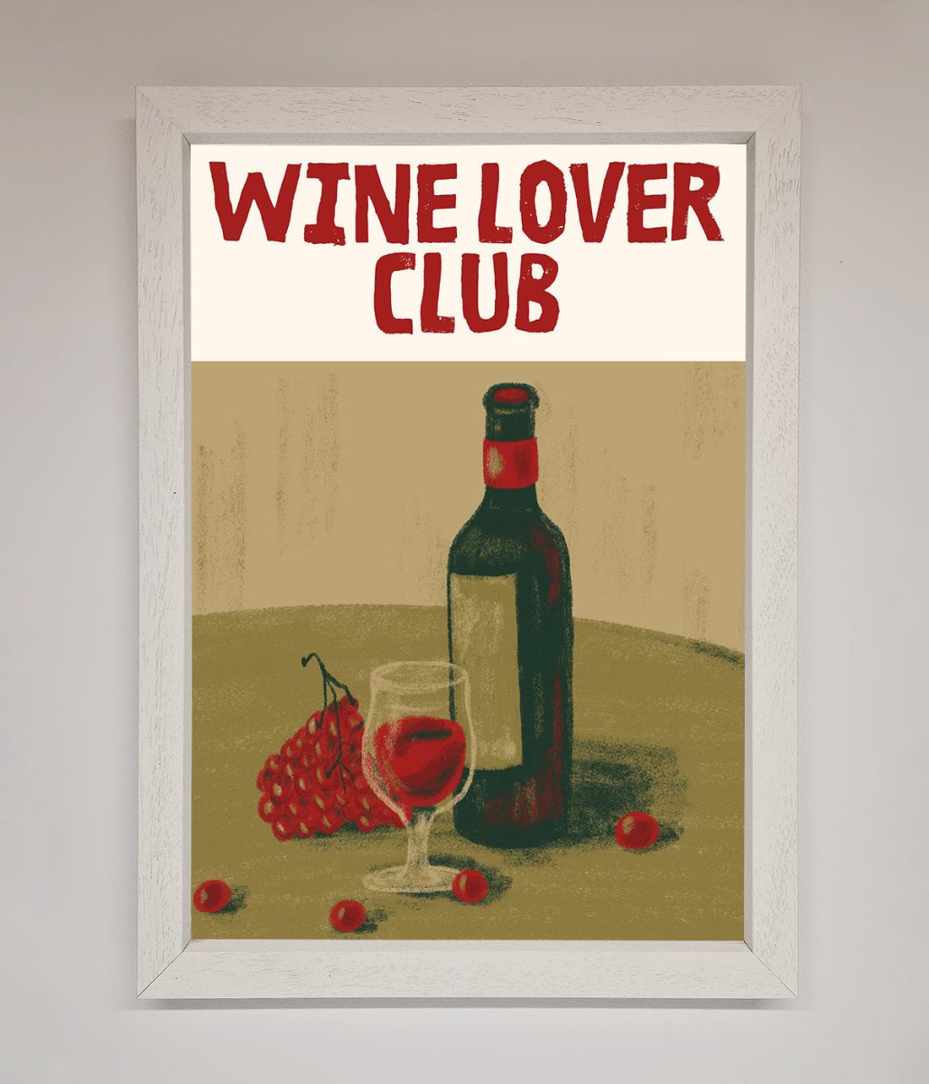 Wine Lovers Club Framed Poster-2