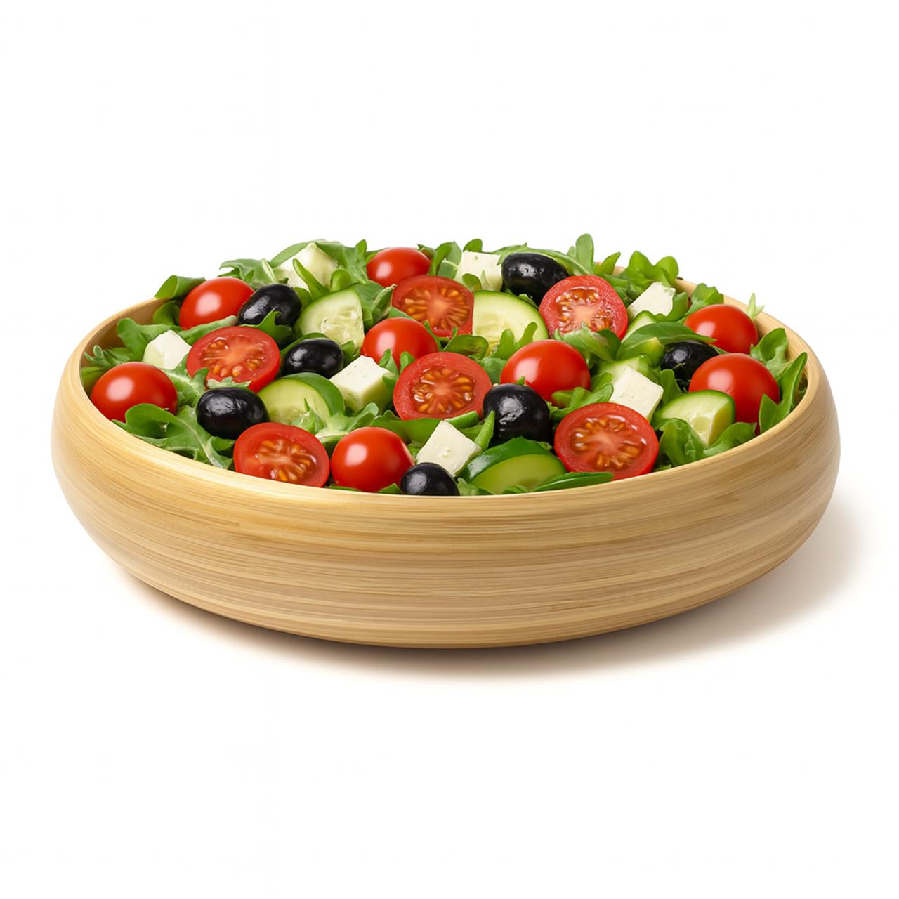 Bamboo Fruit Bowl & Home Decor Bowl (Natural)