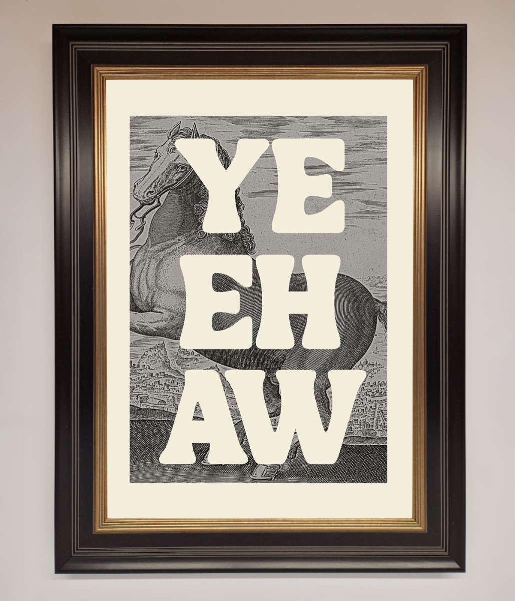 Yehaw Framed Poster-9