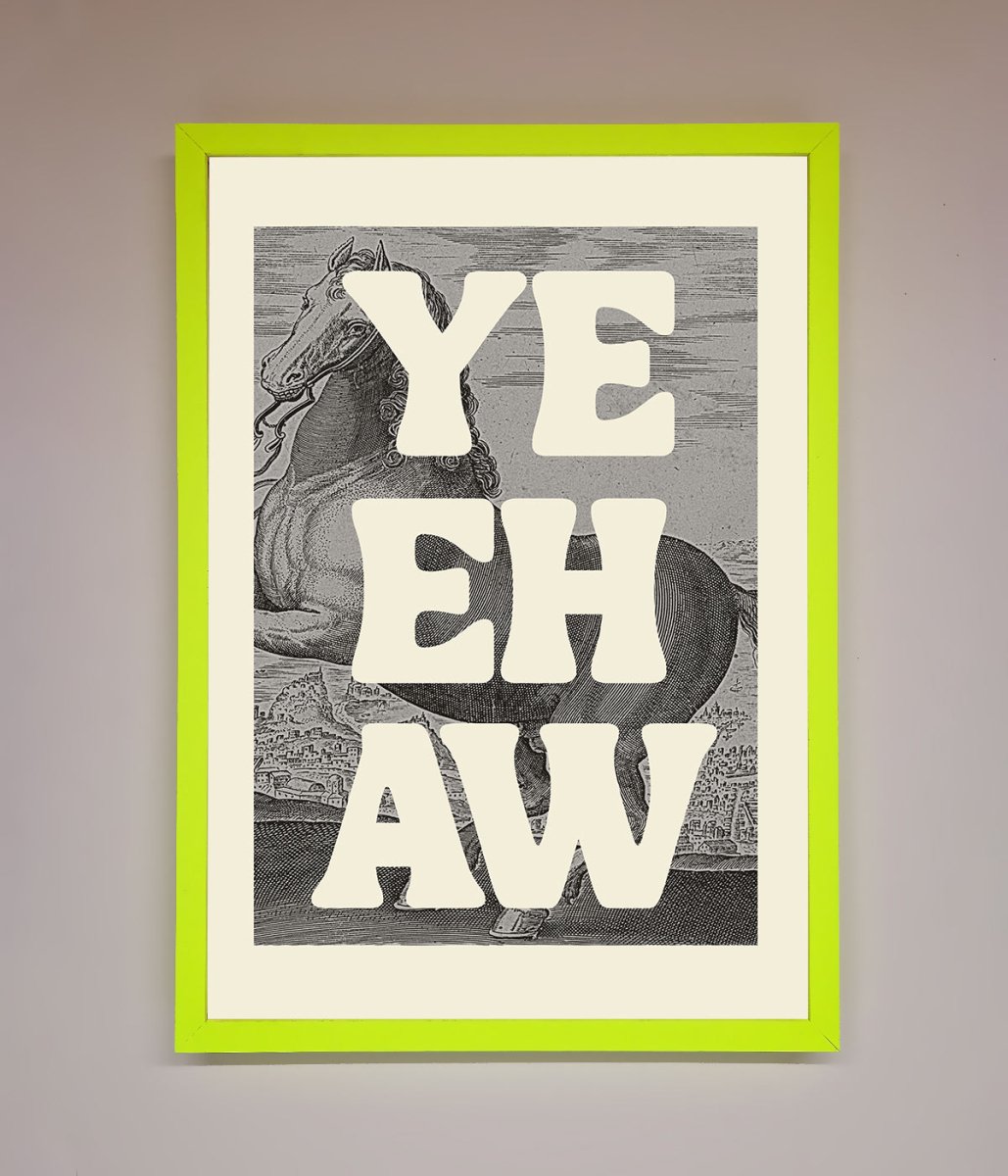 Yehaw Framed Poster-12
