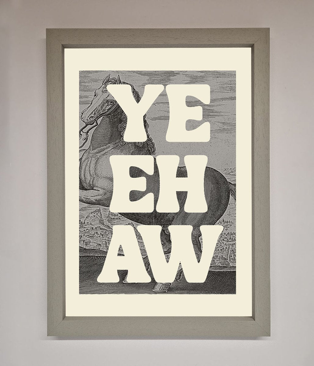 Yehaw Framed Poster-3