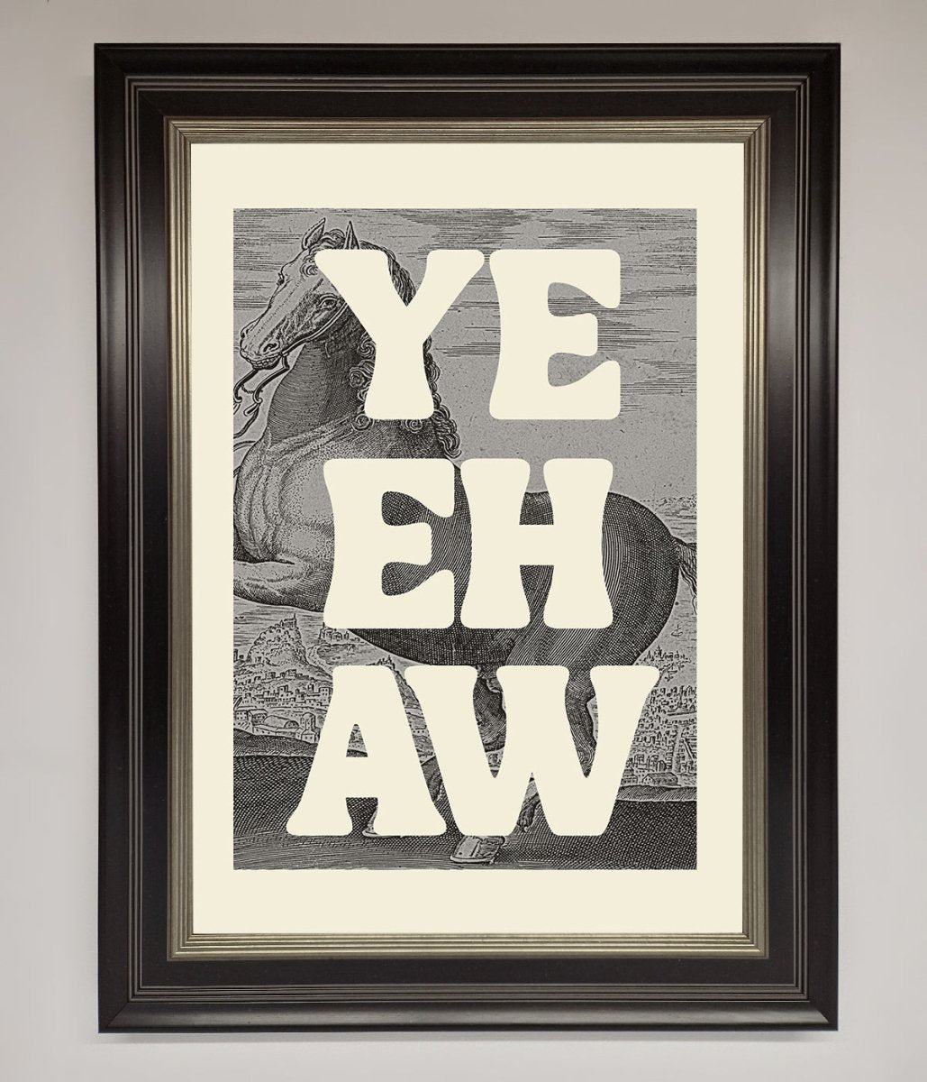 Yehaw Framed Poster-8