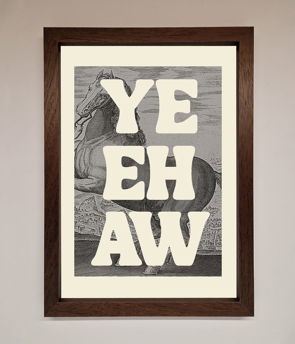 Yehaw Framed Poster-4