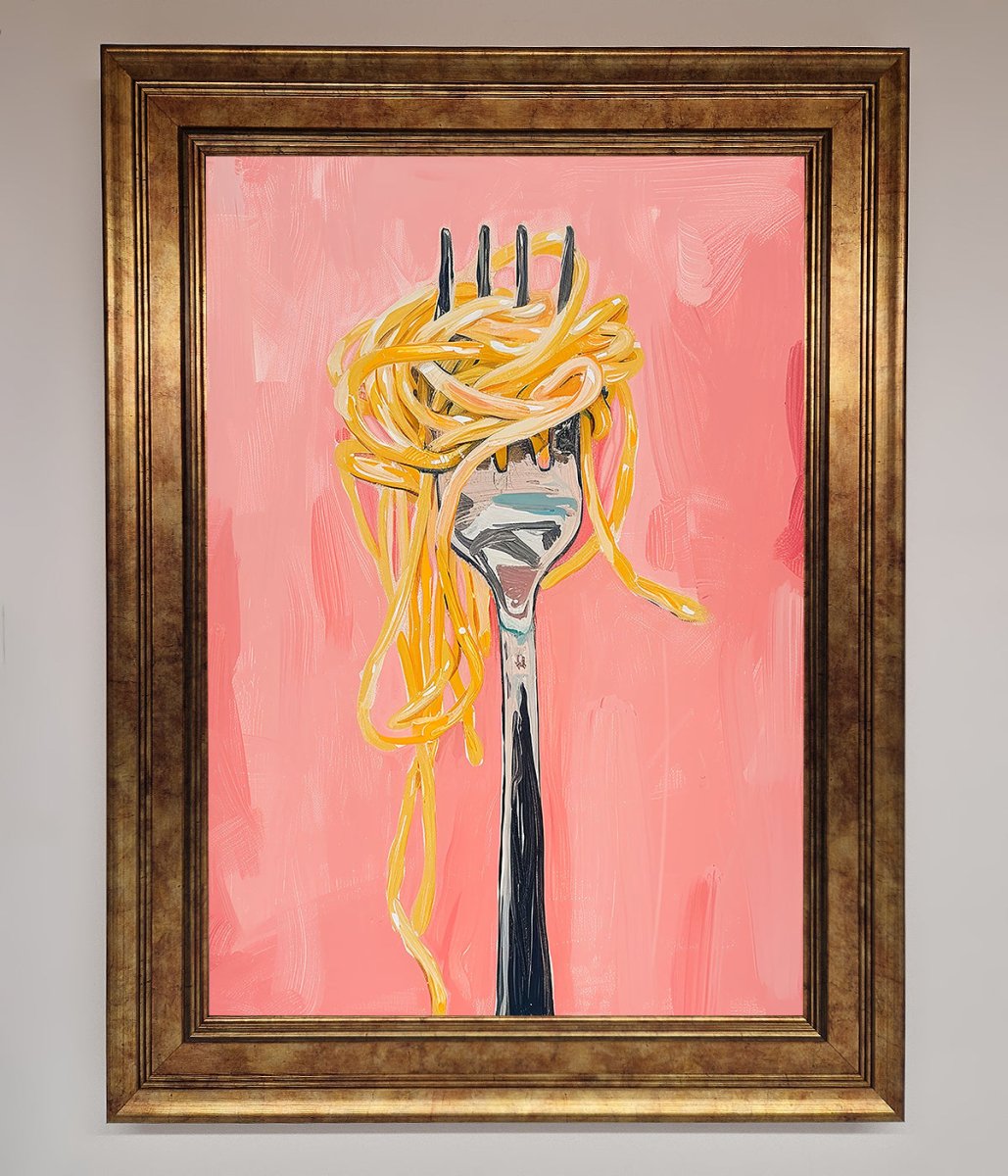 Yes To Spaghetti Framed Print