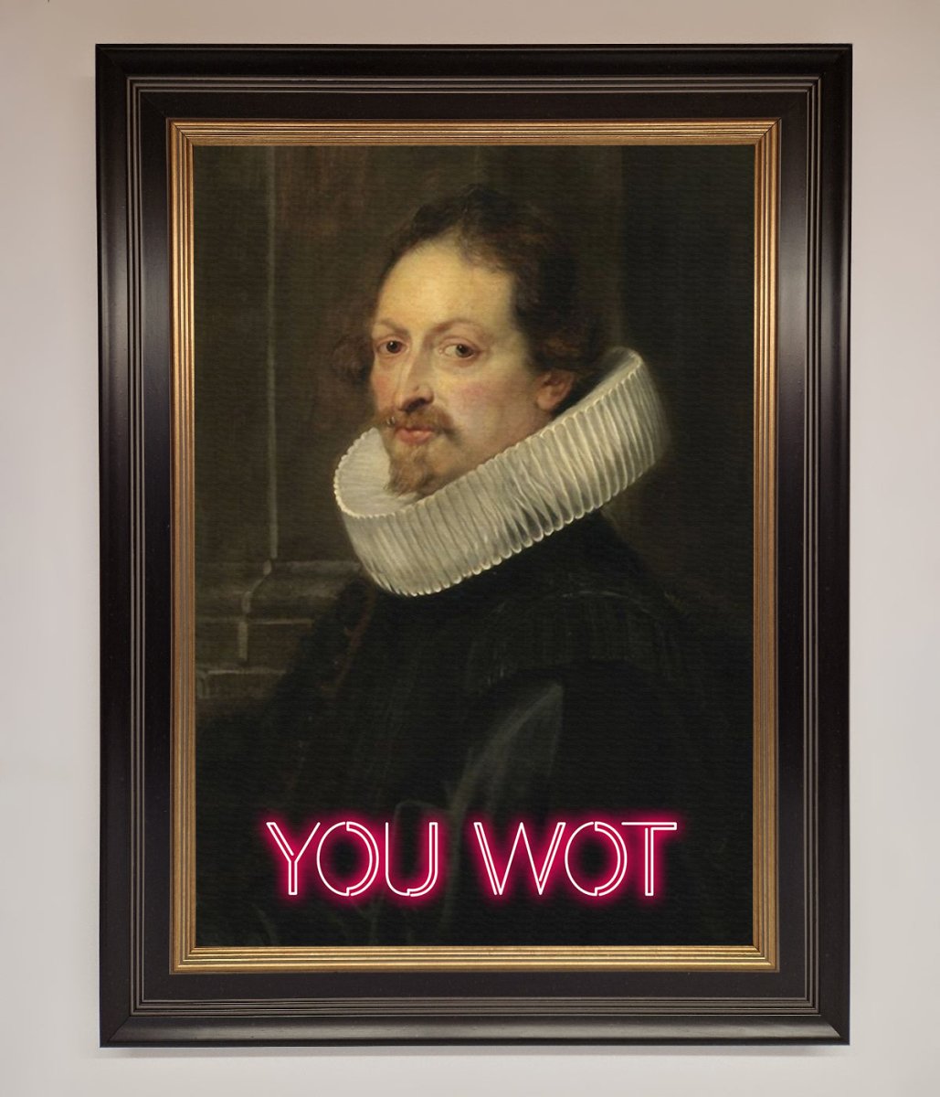 You Wot Renaissance Framed Poster-17