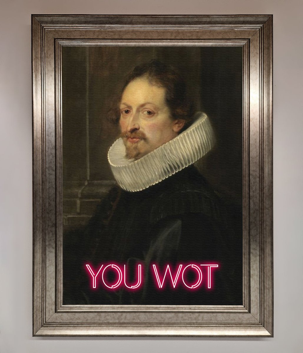 You Wot Renaissance Framed Poster-14