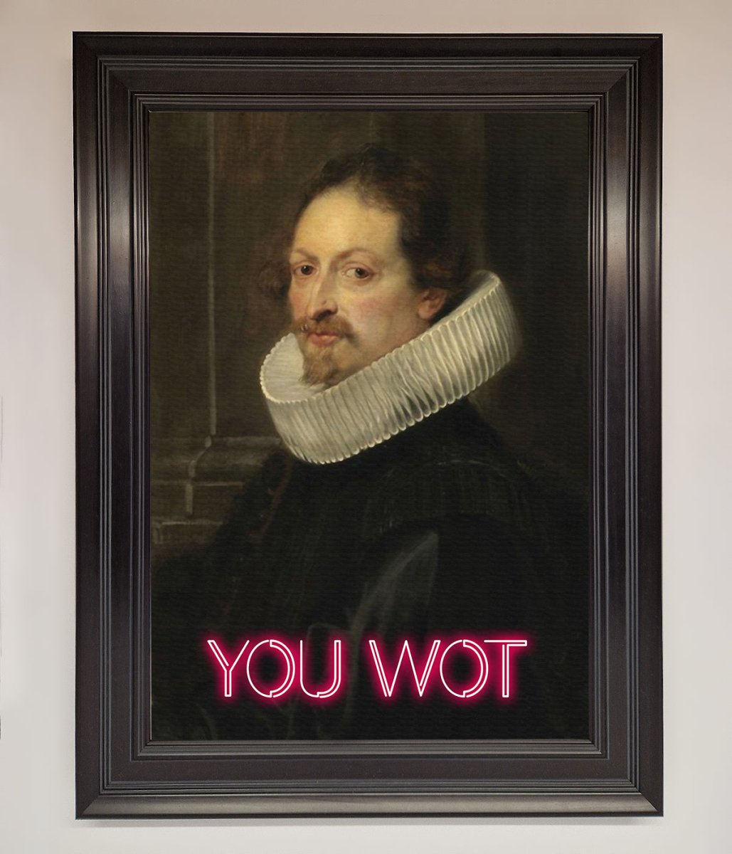 You Wot Renaissance Framed Poster-15