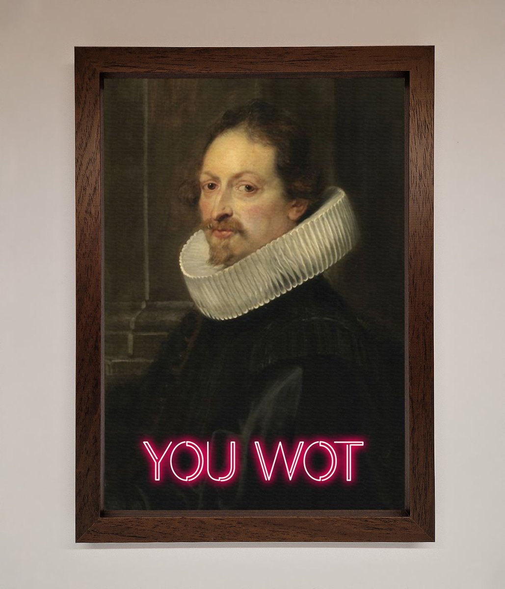 You Wot Renaissance Framed Poster-18
