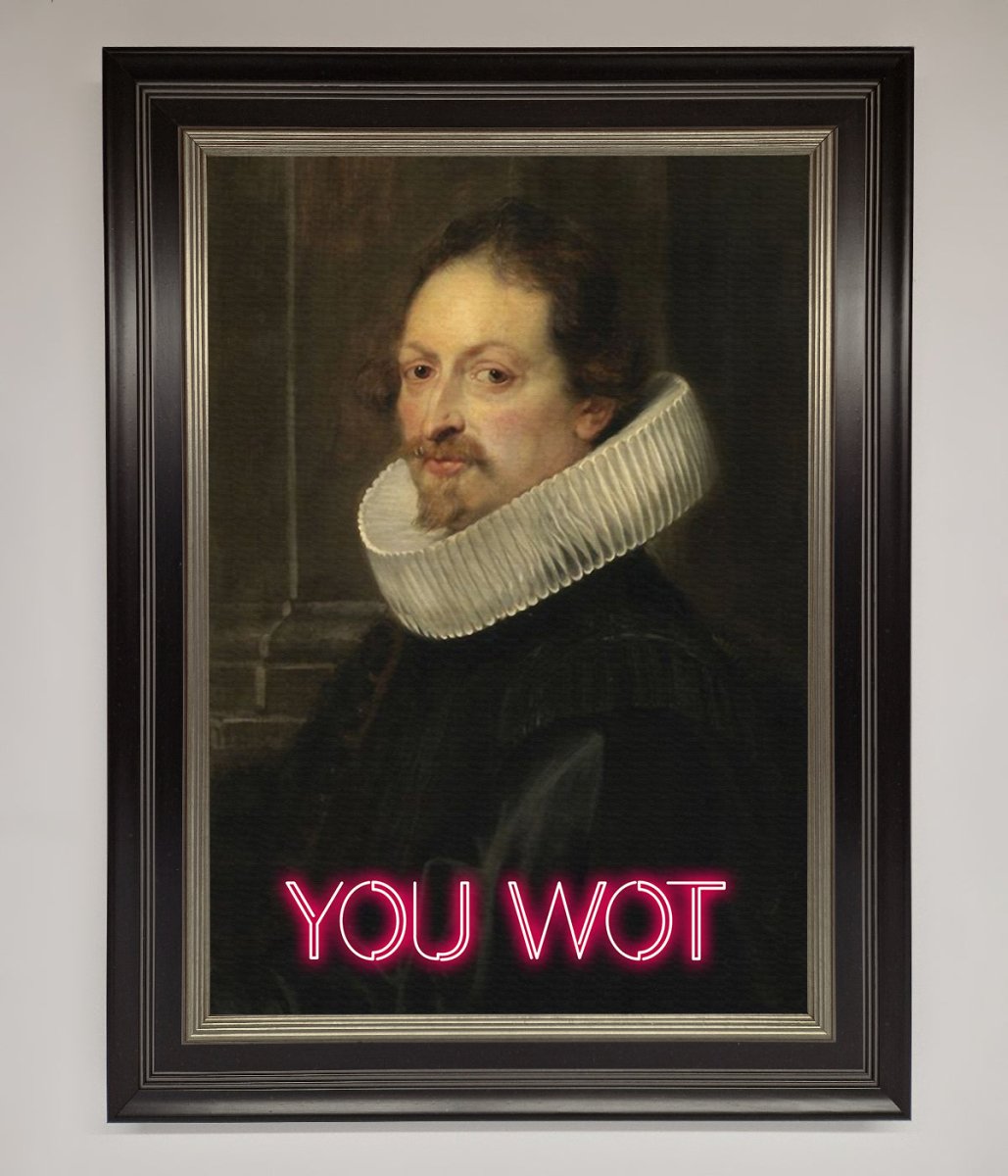 You Wot Renaissance Framed Poster-16