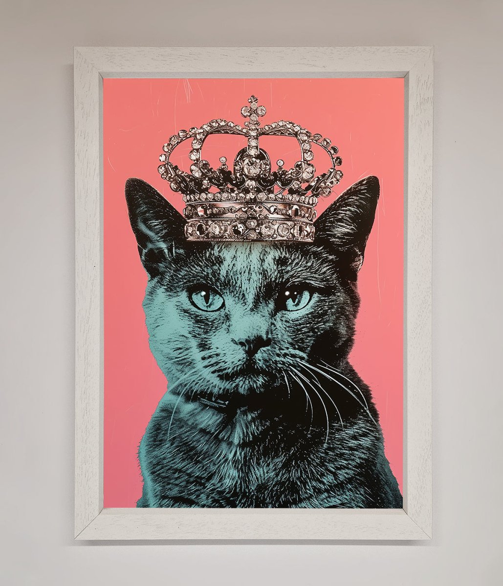 Your Majesty Cat Framed Print-2